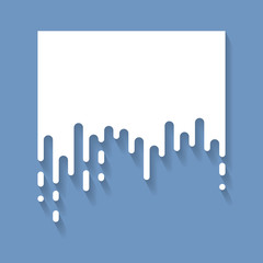 Vector colorful flat background with space for text. Abstract geometric graphic design. Banner or flyer backdrop. Modern cartoon template. Blank poster.