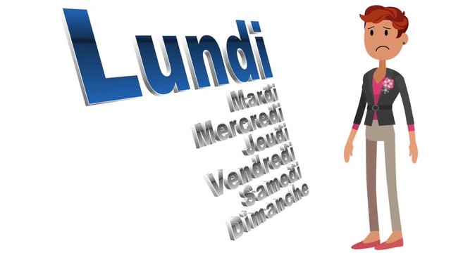 femme d&eacute;but de semaine