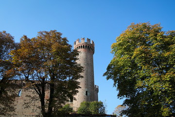 Castle in Ivrea. Piemonte, Italy
