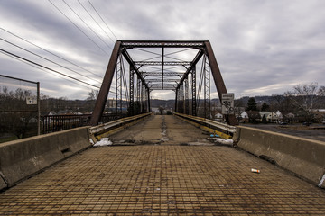 Abandoned, Rusted and Rustic Bridge - Pennsylvania