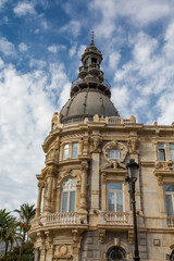 Fototapeta na wymiar Old Government Building in Cartagena Spain