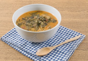 Coconut Milk Curry with Cassia Leaves and Pork