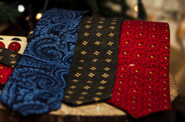 Set of men accessories with present box