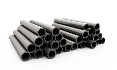 Fototapeta premium 3d render of concrete pipe