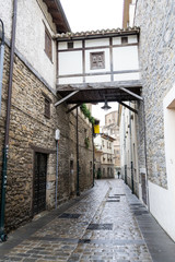 Overpass in Pamplona old town