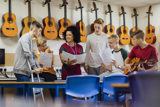 Music Lesson At School