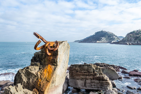 The Comb of the wind in San Sebastian