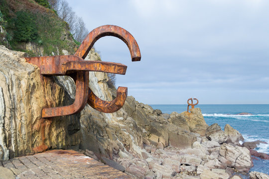 The Comb of the wind in San Sebastian