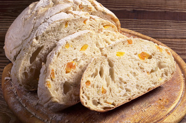 Sliced ciabatta bread