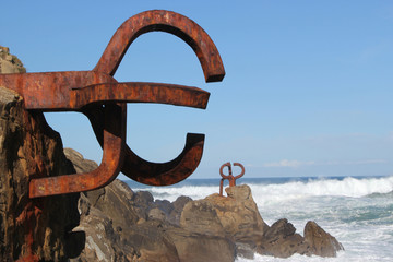 Fototapeta premium Grzebień Wiatru San Sebastián