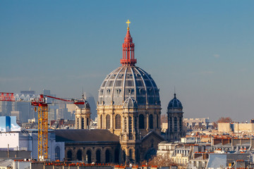 Fototapeta premium Paris. Aerial view of the city.