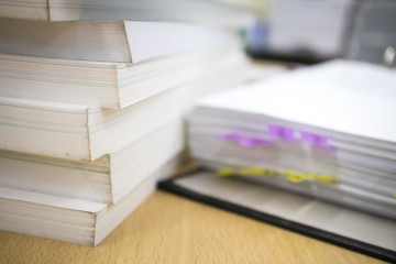 heavy work : bunch of reports and papers