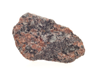 granite on white background