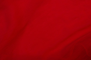 Background of chiffon gauzy red scarlet vivid fabric