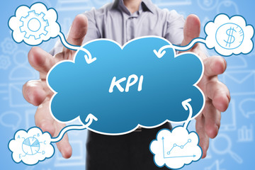 Business, Technology, Internet and marketing. Young businessman