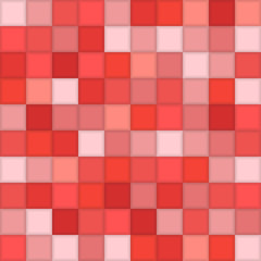 Color Red Mosaic Tile Square. Background.
