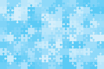 Vector Blue 150 Puzzles Pieces Jigsaw