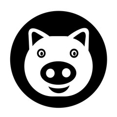 Cute pig Icon