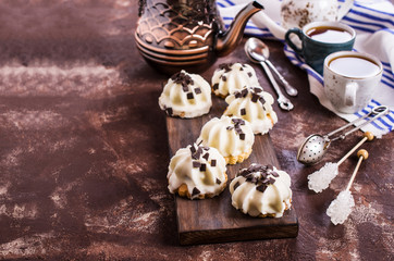 Fototapeta na wymiar Cookies with souffle