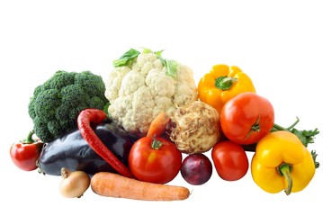 various raw vegetables