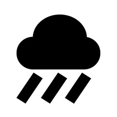 Cloud rain icon