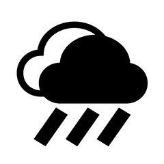 Cloud rain icon