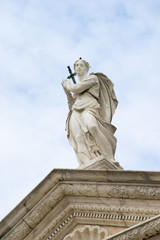 Fototapeta na wymiar guard statue, Venice