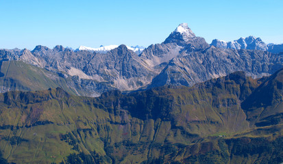 Fototapeta na wymiar Allgäuer Alpen, Hochvogel