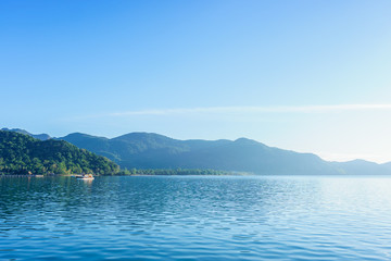 Tranquil harbor in the morning at Bang-Bao Koh Chang, Trat Provi