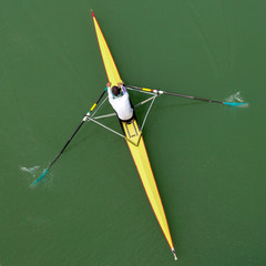 canoa sul fiume tevere © AP