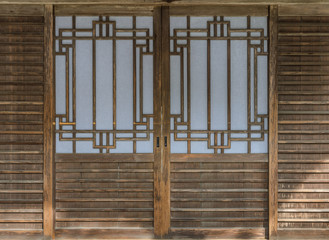 Fototapeta premium Japanese sliding paper door
