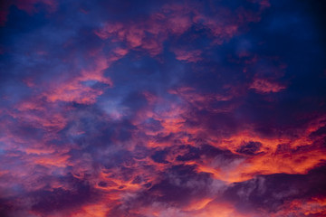 Fototapeta na wymiar Clouds at Sunset