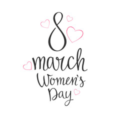 Obraz premium Holiday 8 March. Happy women s day.