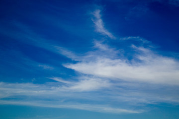 Naklejka na ściany i meble Clouds on Blue Sky