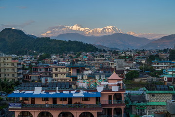 Fototapeta na wymiar Annapurna range