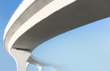 Elevated road from below