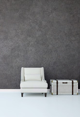 the interior of minimal lounge design 