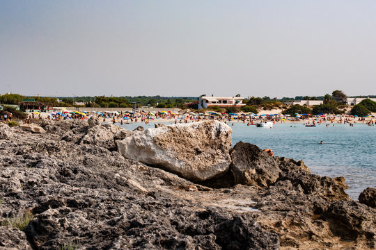 Punta Prosciutto Beach in Lecce, Italy