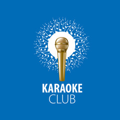 vector logo karaoke