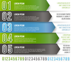 Green Arrows Infographics