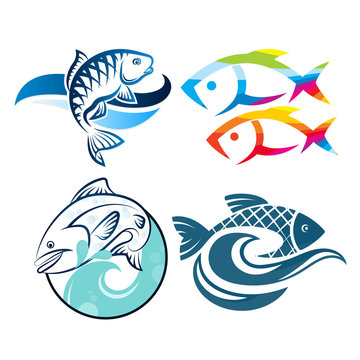Fishes symbol set
