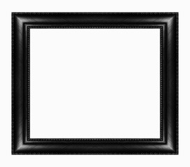 Vintage black  frame with blank space, with clipping path