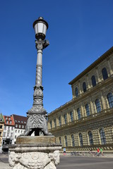 Fototapeta na wymiar Munich, Germany, Bavaria - architectural detail