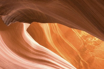 Golden Curves of Antelope Canyon