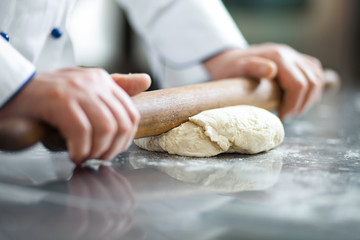 Detail of a Chef at work