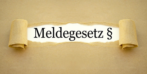 Meldegesetz