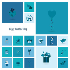 Happy Valentines Day Icons