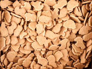 brown sweet cookies background