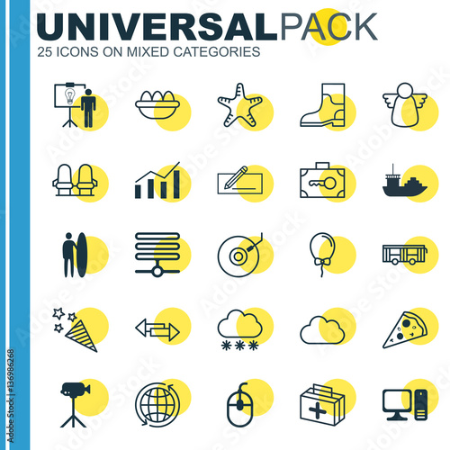Set Of 25 Universal Editable Icons Can Be Used For Web Mobile And Set Of 25 Universal Editable Icons Can Be Used For Web Mobile And