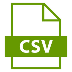 File Name Extension CSV Type